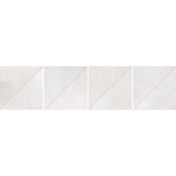 FORM dekor-set (4 szt.) 33x33 jasnoszara DDP3B695 e-kafelek