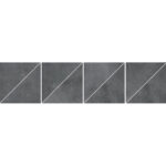 RAKO FORM dekor-set (4 szt.) 33x33 ciemnoszara DDP3B697 e-kafelek