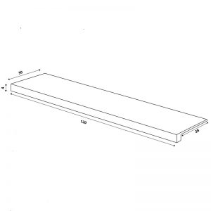 Kształtka schodowa Rako Saloon 30x120 DCFVF746 - obrazek 2
