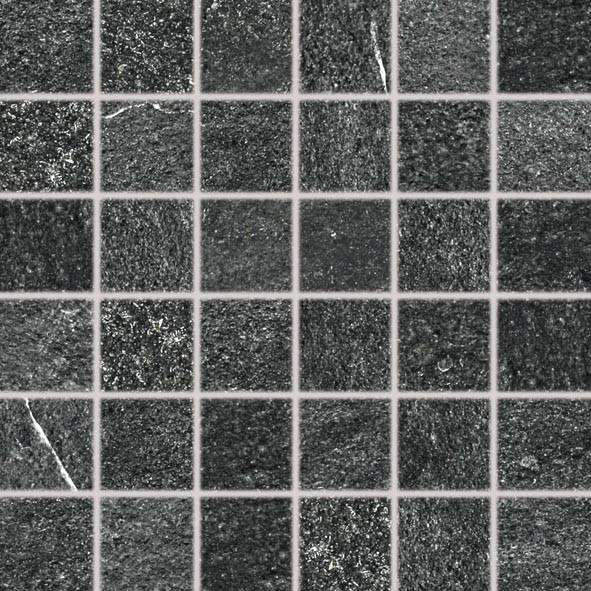 Mozaika Rako Quarzit 5x5 set 30x30 DDM06739 sklep hermann QUARZIT mozaika - set 30x30 cm 5x5 czarna DDM06739 e-kafelek