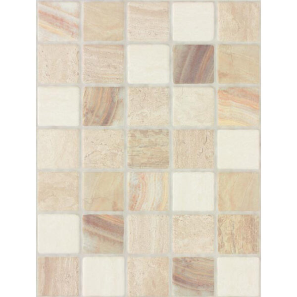 LAZIO pł.ścienna-mozaika 25x33 wielobarwna WADKB004 szkliwiona matowa