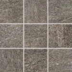 QUARZIT płytka ceramiczna wysokospieczona 10x10 brązowa DAR12736 mat