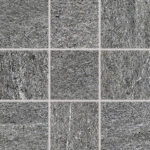 QUARZIT płytka ceramiczna wysokospieczona 10x10 ciemnoszara DAR12738 mat