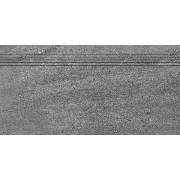 Płytki schodowe Rako Quarzit 30x60 DCPSE738 sklep hermann QUARZIT płytka schodowa 30x60 ciemnoszara DCPSE738 gładki