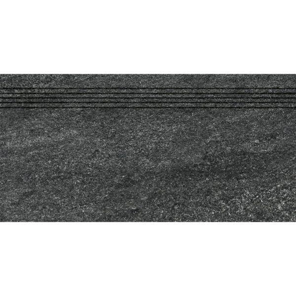 Płytki schodowe Rako Quarzit 30x60 DCVSE739 sklep hermann QUARZIT płytka schodowa 30x60 czarna DCVSE739