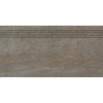 QUARZIT płytka ceramiczna wysokospieczona 40x80 brązowa DAK84736 gładki