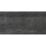 QUARZIT płytka schodowa 40x80 czarna DCP84739 gładki