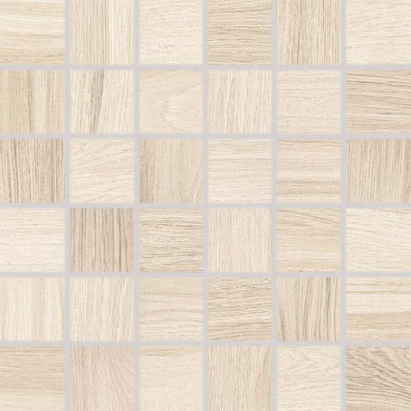 Mozaika Rako Board 5x5 set 30x30 DDM06141 RAKO BOARD mozaika drewnopodobna set 30x30 cm 5x5 jasnobeżowa DDM06141 gładki-mat e-kafelek