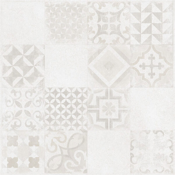 Płytki Rako Betonico 60x60 DAK63795 Patchwork Białoszary Betonico 60x60 DAK63795 e-kafelek