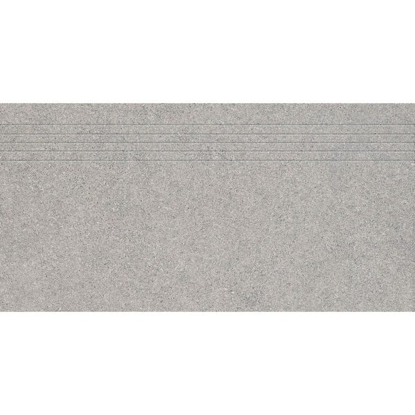 Szare Płytki schodowe Rako Block 40x80 DCP84781