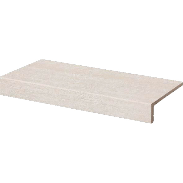 Kształtka balkonowa (okapnica) Rako Travertin 15x30 DCFJH030 TRAVERTIN balkonowa kształtka 30x15 kość słoniowa DCFJH030 reliefowa e-kafelek