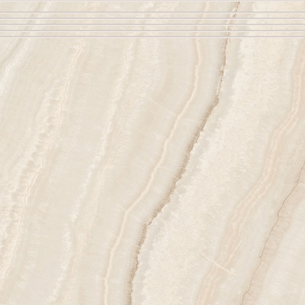 Płytki schodowe Rako Onyx 60x60 DCL63835 stopnica ciemnobeżowa onyx e-kafelek