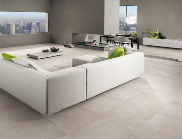 Płytki imitujące beton cement