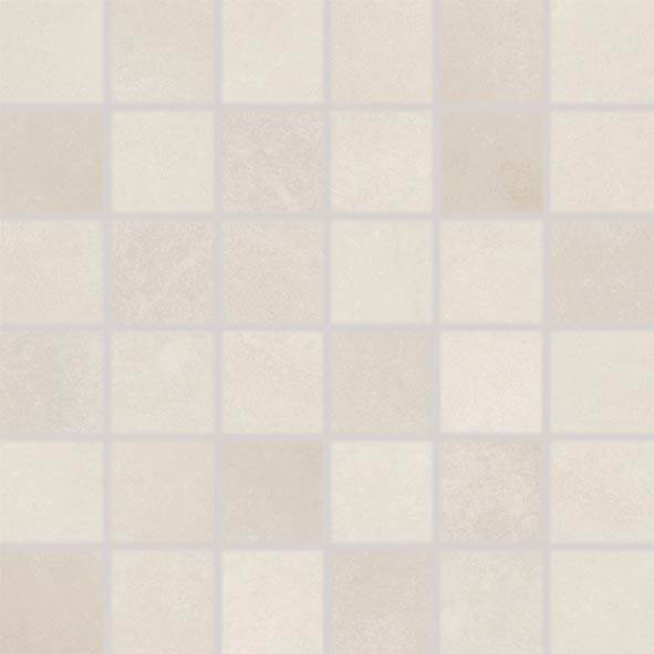 Mozaika Rako Block 5x5 set 30x30 DDM06720 gres mozaika kość słoniowa