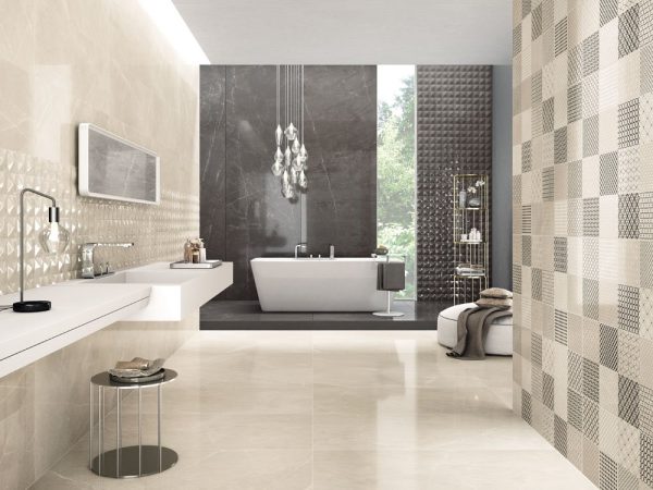 płytki beżowe jak marmur Panaria Moon Beige