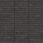 Płytki imitujące kamień czarna mozaika 30x30 paski strips italic