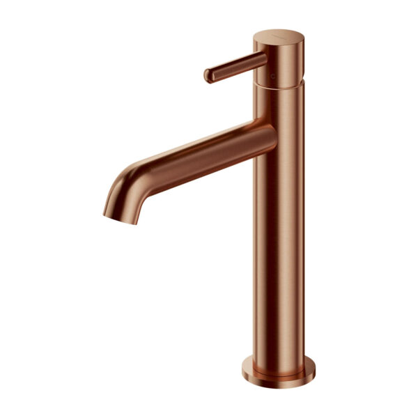 Bateria umywalkowa Omnires Y miedź szczotkowana 23 cm Y1212CCPB bateria umywalkowa wolnostojąca miedziana