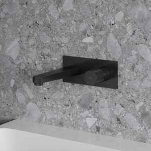 Bateria umywalkowa podtynkowa Omnires Contour Antracyt Szczotkowany CT8015AT - obrazek 3