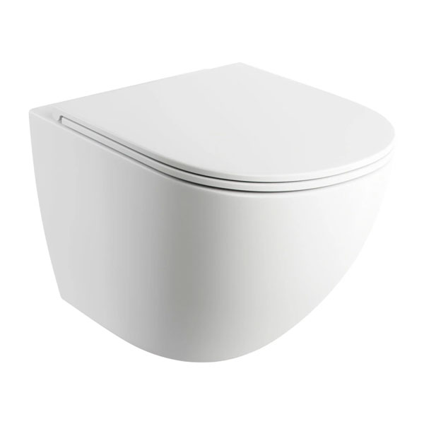 Miska WC wisząca Omnires Ottawa biały mat OTTAWAMWBM Omnires-Ottawa-miska-WC-z-deską-wolnoopadającą-biały-mat-OTTAWAMWBM