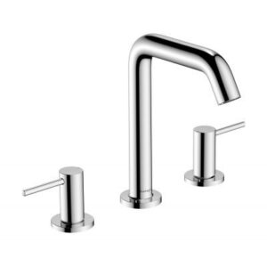 Bateria umywalkowa stojąca 3-otworowa Hansgrohe Tecturis S chrom 73330000